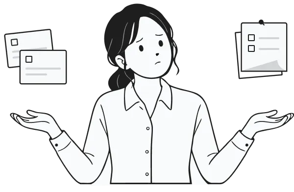 改善の優先順位を決められず迷う様子