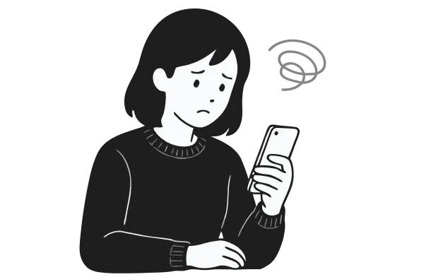 答えを探してページを離れ、スマホで調べ直す利用者
