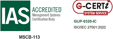 IAS ACCREDITED / G-CERTi ISO/IEC 27001:2022