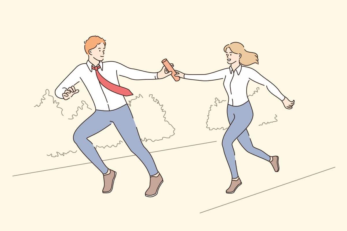 業務をスムーズに引き継ぐチームワークの連携