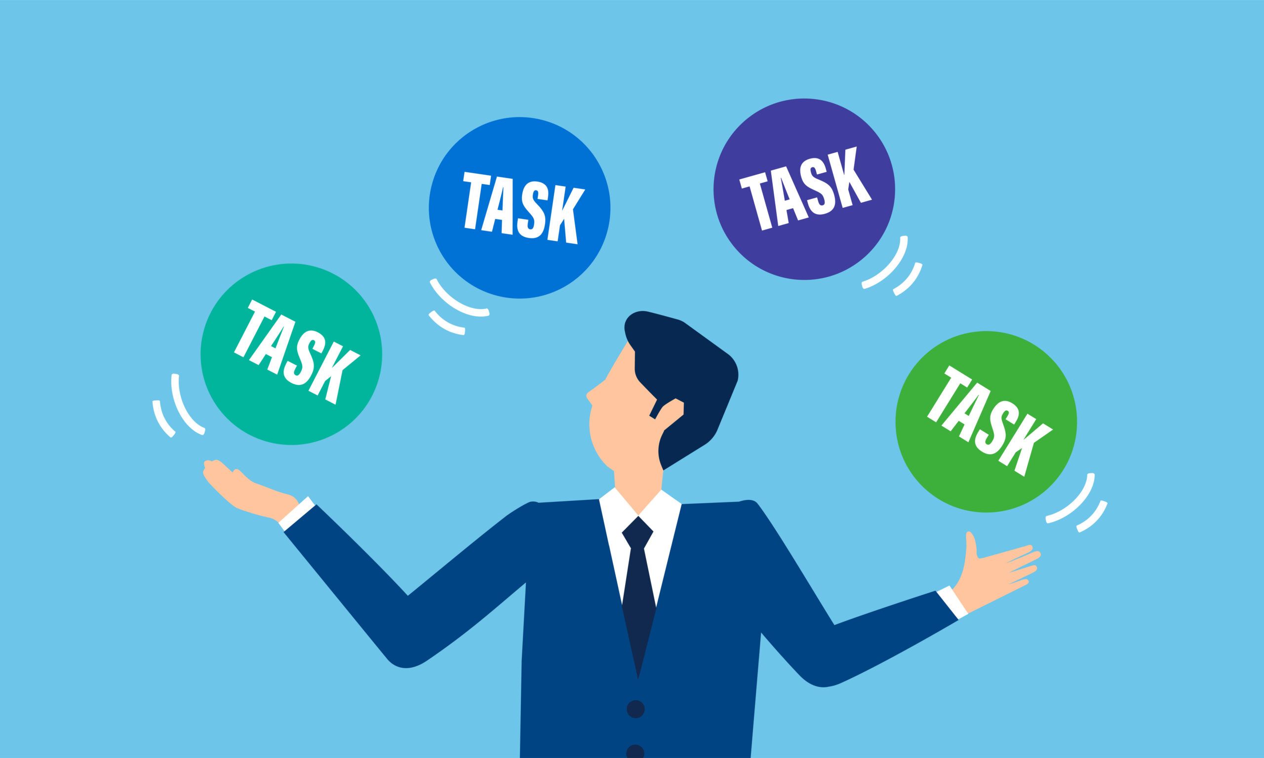 複数のタスクを同時に管理・整理するマルチタスク対応