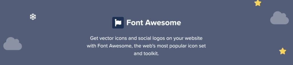 Font Awesome：ベクターアイコンとソーシャルロゴを提供するツールキット