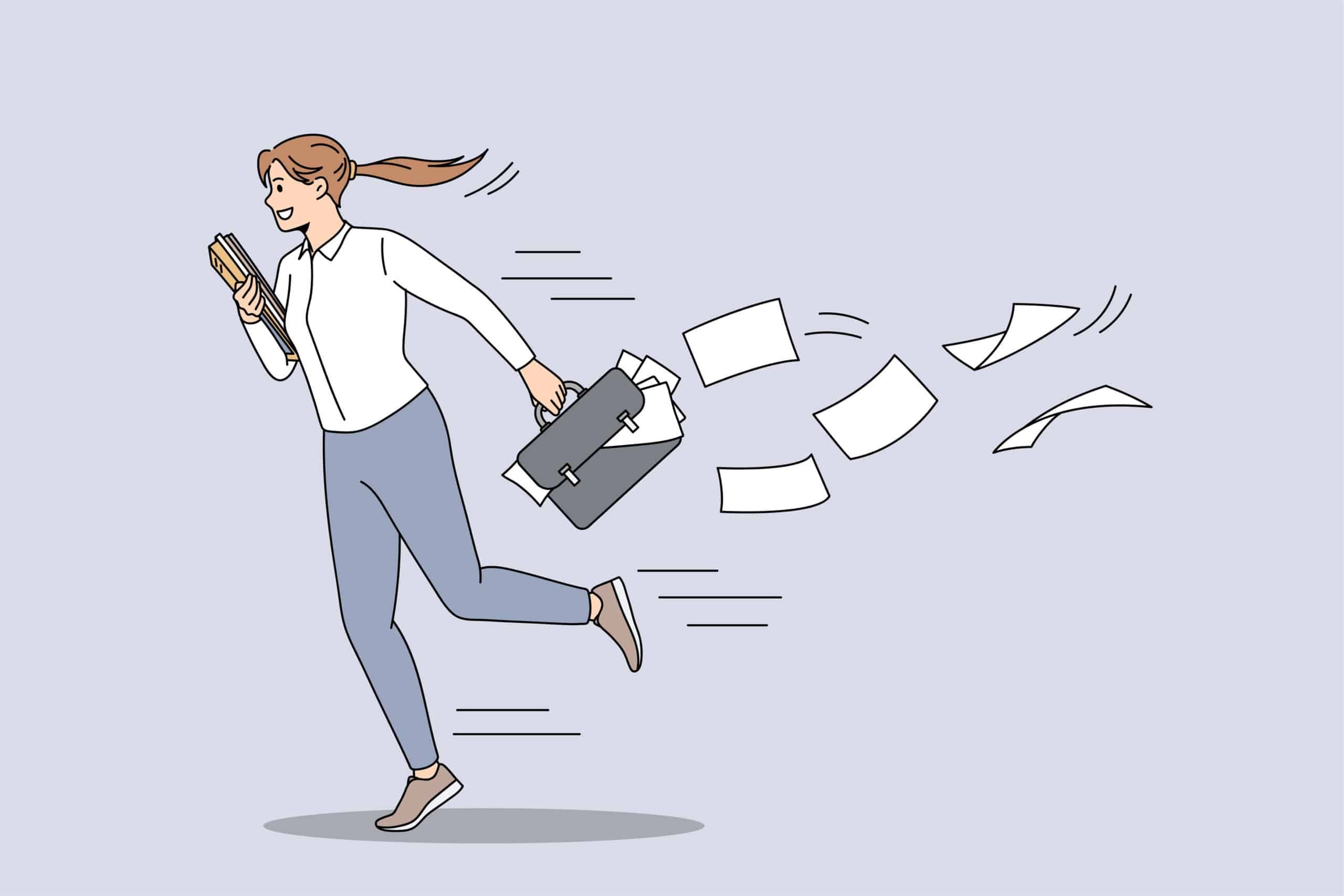 組織内の情報を素早く共有・活用する業務効率化のイメージ