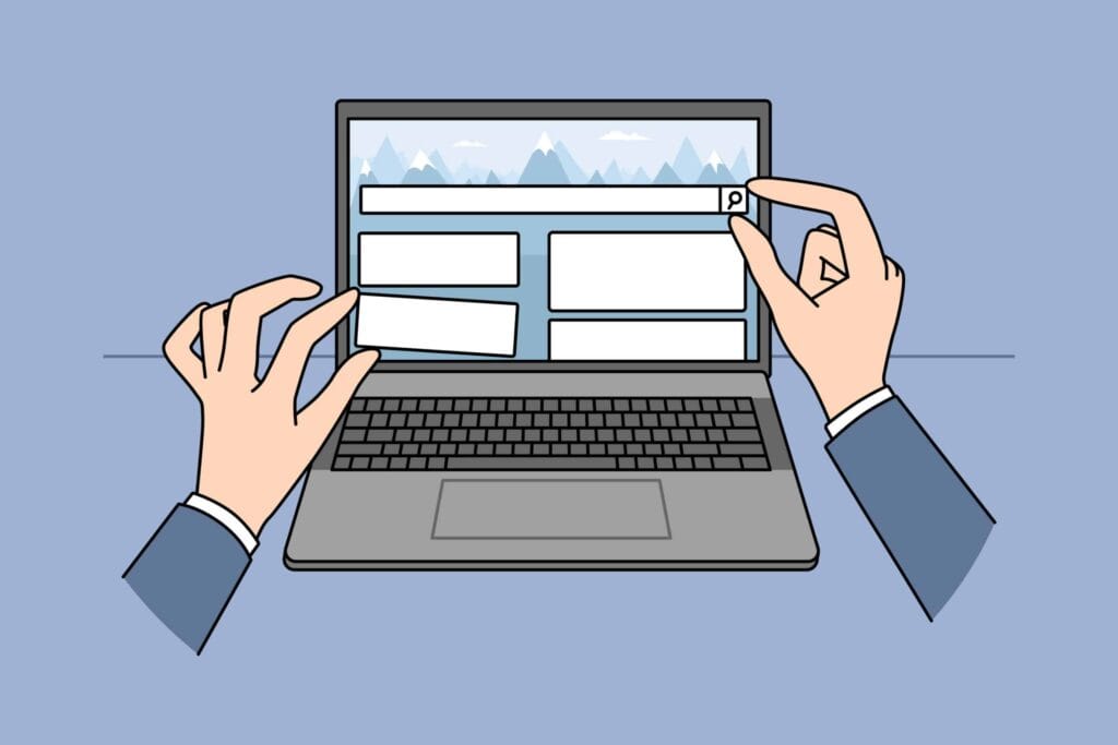 Webフォームをカスタマイズして作成・編集する様子