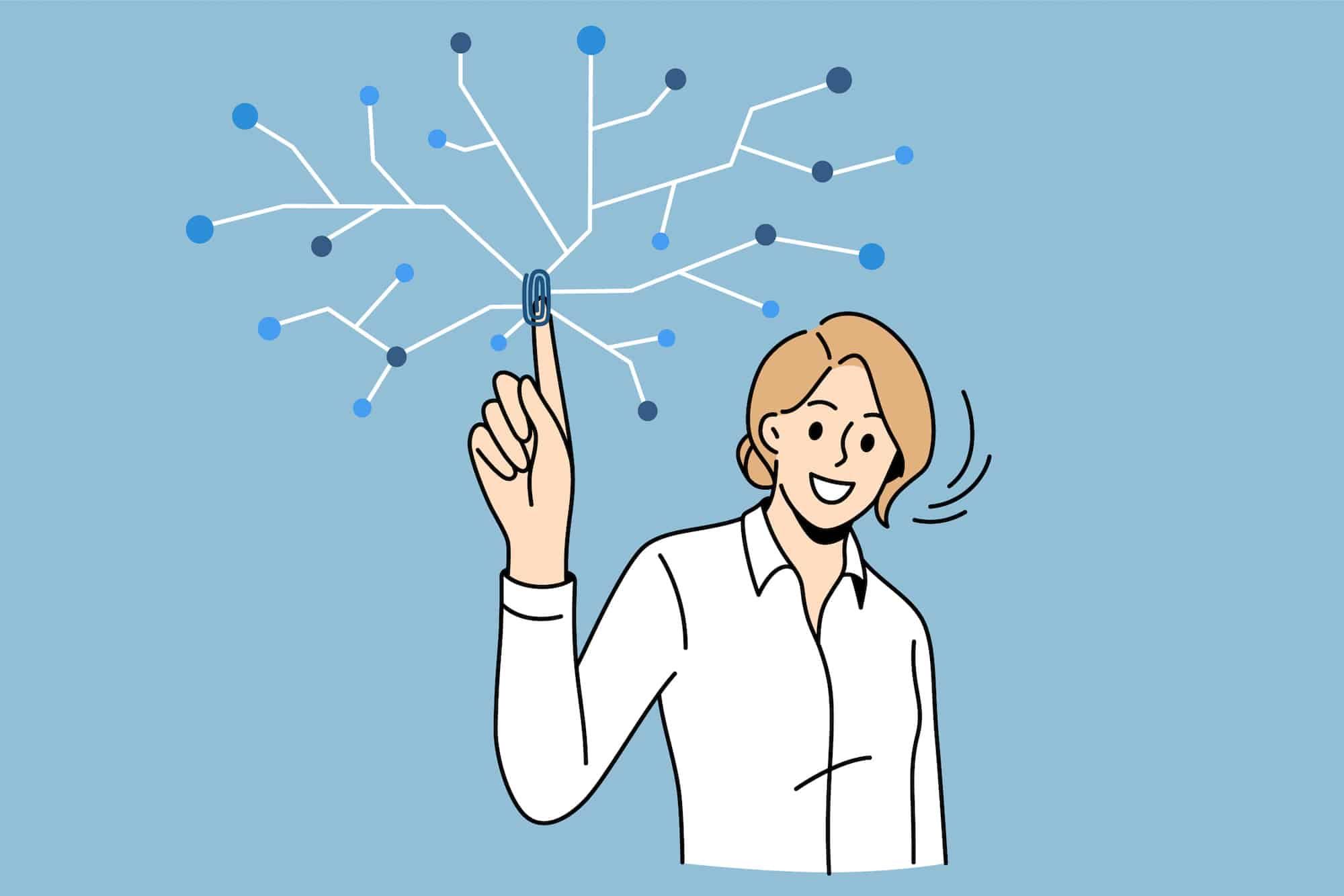 業務の流れを複数の工程に分岐して整理する考え方