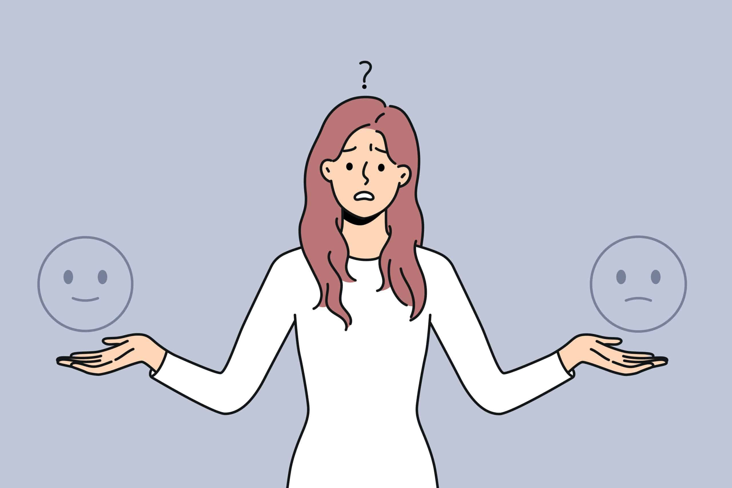 不満を声に出さず離れる顧客心理を表すイラスト