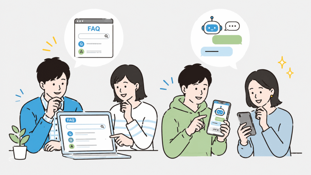FAQサイトとチャットボットを使い分ける顧客対応の二つの方法